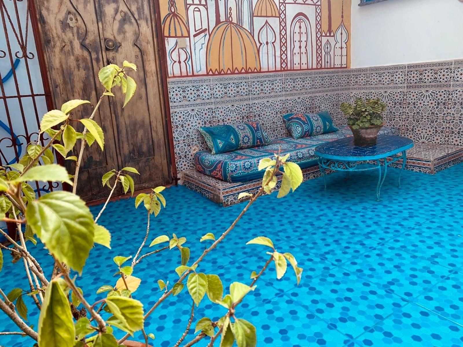 Hathor ,Casa Marroqui Con Dos Terrazas En La Medina Antigua , Ideal Parejas!! Wifi!! Asilah Dış mekan fotoğraf