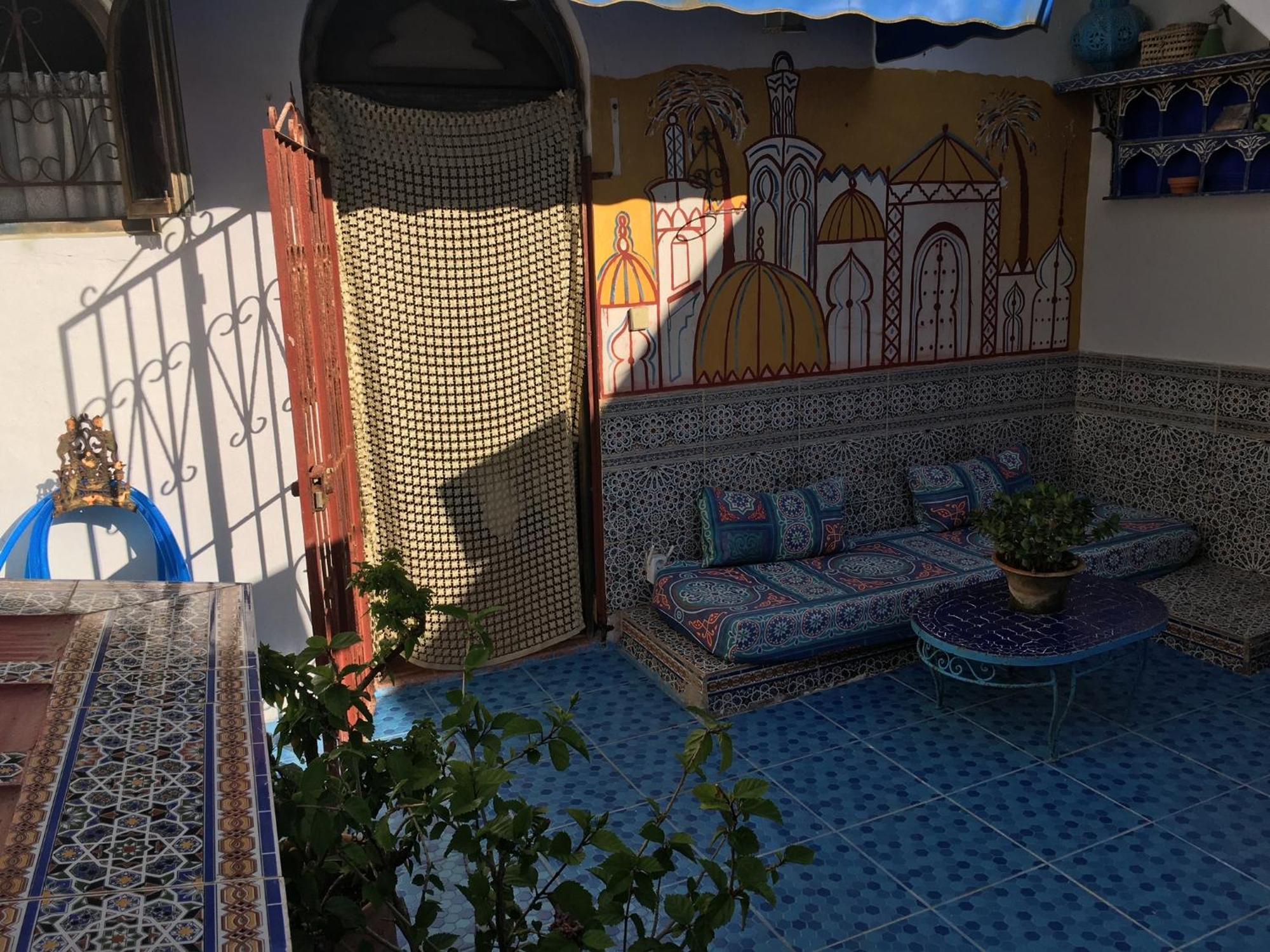 Hathor ,Casa Marroqui Con Dos Terrazas En La Medina Antigua , Ideal Parejas!! Wifi!! Asilah Dış mekan fotoğraf